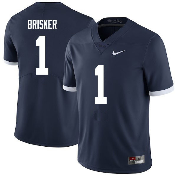 NCAA Nike Men's Penn State Nittany Lions Jaquan Brisker #1 College Football Authentic Navy Stitched Jersey FCB2498PU